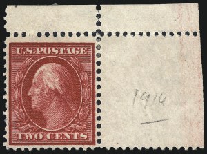 Sale 1019, Lot 751, 1909-12 Washington-Franklin Issues (Scott 375b-396)