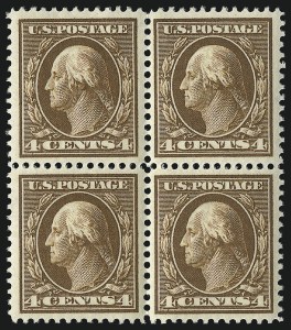 Sale 1019, Lot 755, 1909-12 Washington-Franklin Issues (Scott 375b-396)