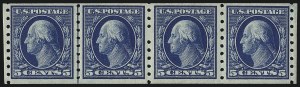 Sale 1019, Lot 771, 1909-12 Washington-Franklin Issues (Scott 375b-396)