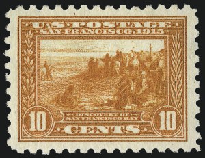 Sale 1019, Lot 790, 1913 Panama Pacific Issue (Scott 397-404)