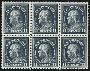 Sale 1019, Lot 809, 1912-15 Washington-Franklin Issues (Scott 406c-460)