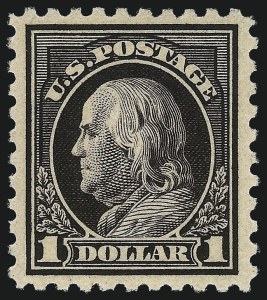 Sale 1019, Lot 831, 1912-15 Washington-Franklin Issues (Scott 406c-460)