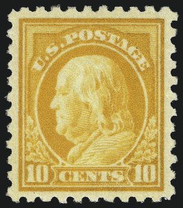 Sale 1019, Lot 840, 1916-17 Washington-Franklin Issues (Scott 462-480)