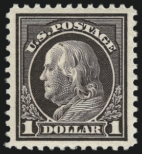 Sale 1019, Lot 872, 1917-18 Washington-Franklin Issues (Scott 495-523)