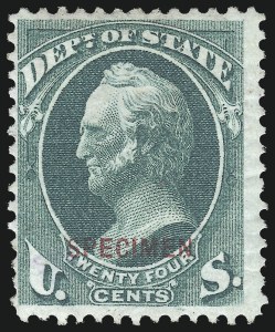 Sale 1019, Lot 976, Officials, incl. Specimens (Scott O9-O65S)