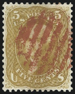 Sale 1024, Lot 110, 3c-5c 1861-66 Issue (Scott 64-67)
