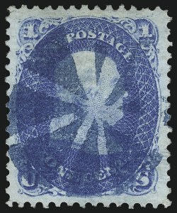 Sale 1024, Lot 147, 1c-15c 1868 E Grill (Scott 86-91)