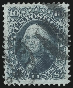 Sale 1024, Lot 163, 1c-90c 1868 F Grill (Scott 92-101)