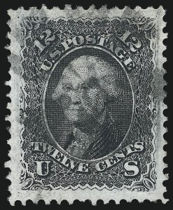 Sale 1024, Lot 165, 1c-90c 1868 F Grill (Scott 92-101)