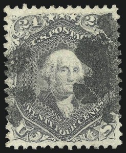 Sale 1024, Lot 167, 1c-90c 1868 F Grill (Scott 92-101)