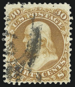 Sale 1024, Lot 178, 1c-90c 1875 Re-Issue of 1861-66 Issue (Scott 102-111)