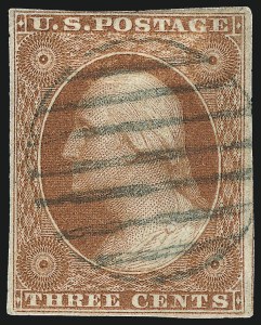 Sale 1024, Lot 35, 3c 1851-56 Issue (Scott 10-11A)