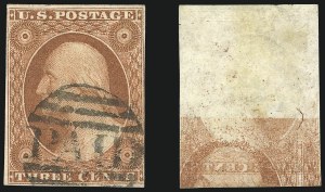 Sale 1024, Lot 36, 3c 1851-56 Issue (Scott 10-11A)