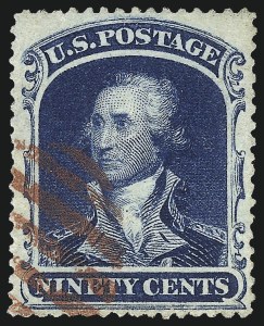 Sale Number 1024, Lot Number 86, 12c-90c 1857-60 Issue (Scott 36-39)
