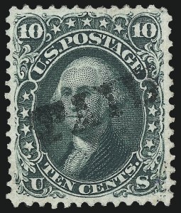 Sale 1024, Lot 90, 1861 Issue First Designs and First Colors (Scott 57-61)