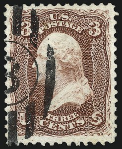 Sale Number 1025, Lot Number 124, 1861-66 Issue cont. thru Re-Issue Sale Number 1025, Lot Number 124, 1861-66 Issue cont. thru Re-Issue