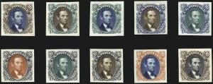 Sale 1025, Lot 134, 1869 Pictorial Issue: Essays, Proofs and Specimens