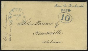 Sale 1025, Lot 17, Postmasters Provisionals: Baltimore Md.