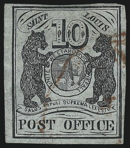 Sale 1025, Lot 40, Postmasters Provisionals: St. Louis Mo.