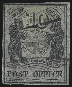 Sale 1025, Lot 56, Postmasters Provisionals: St. Louis Mo.