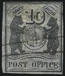 Sale 1025, Lot 57, Postmasters Provisionals: St. Louis Mo.