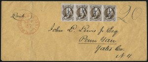 Sale 1025, Lot 59, 5c-10c 1847 Issue