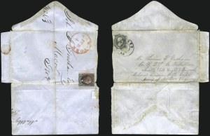Sale 1025, Lot 68, 5c-10c 1847 Issue