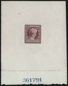 Sale 1026, Lot 1080, Essays and Proofs: Bank Note Issues thru Groups, Specimens