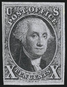 Sale 1026, Lot 1120, 1847 Issue and 1875 Reproduction (Scott 1-4)