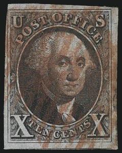 Sale 1026, Lot 1126, 1847 Issue and 1875 Reproduction (Scott 1-4)