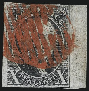 Sale 1026, Lot 1128, 1847 Issue and 1875 Reproduction (Scott 1-4)