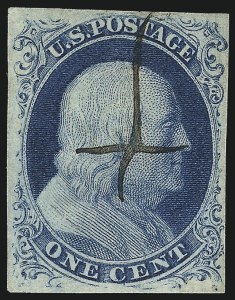 Sale 1026, Lot 1136, 1851-56 Issue (Scott 5A-17)