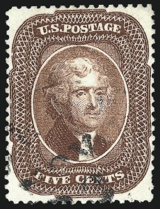 Sale 1026, Lot 1178, 1857-60 Issue and 1875 Reprint (Scott 18-46)