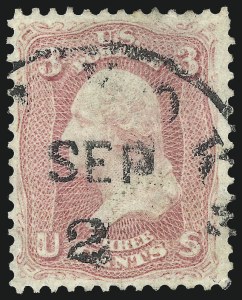 Sale 1026, Lot 1206, 1861-66 Issue (Scott 56-76)