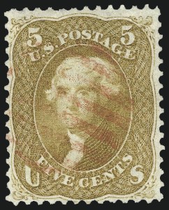 Sale 1026, Lot 1210, 1861-66 Issue (Scott 56-76)
