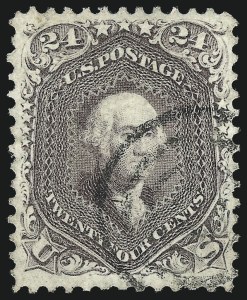 Sale Number 1026, Lot Number 1212, 1861-66 Issue (Scott 56-76) Sale Number 1026, Lot Number 1212, 1861-66 Issue (Scott 56-76)