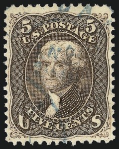 Sale 1026, Lot 1224, 1861-66 Issue (Scott 56-76)