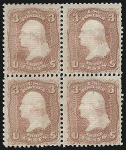 Sale 1026, Lot 1235, 1867-68 Grilled Issue and 1875 Re-Issue (Scott 79-109)