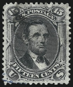 Sale 1026, Lot 1238, 1867-68 Grilled Issue and 1875 Re-Issue (Scott 79-109)