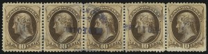 Sale 1026, Lot 1298, 1870-93 Bank Note Issues (Scott 134-228)