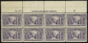 Sale 1026, Lot 1310, 1893 Columbian Issue (Scott 230-245)