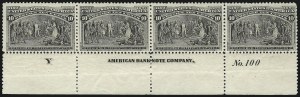Sale 1026, Lot 1312, 1893 Columbian Issue (Scott 230-245)
