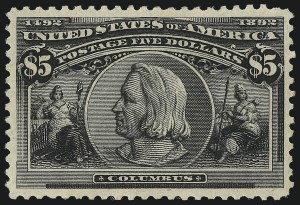 Sale Number 1026, Lot Number 1326, 1893 Columbian Issue (Scott 230-245) Sale Number 1026, Lot Number 1326, 1893 Columbian Issue (Scott 230-245)