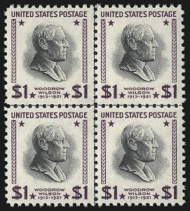 Sale 1026, Lot 1482, 1922 and Later Issues (Scott 554-1689f), $1.00 Presidential, USIR Wmk. (832b) Sale 1026, Lot 1482, 1922 and Later Issues (Scott 554-1689f)