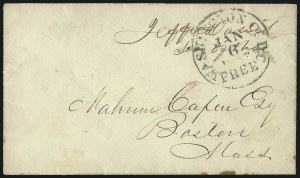 Sale 1026, Lot 1736, United States Postal History: Autographs and Free Franks
