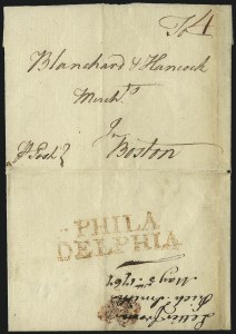 Sale 1026, Lot 1745, Stampless Covers