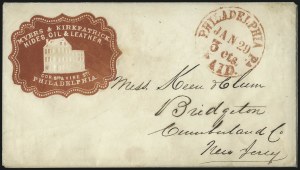 Sale 1026, Lot 1761, Stampless Covers