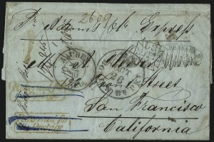 Sale 1026, Lot 1767, Railroad, Express and Ocean Mail Covers