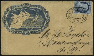 Sale 1026, Lot 1796, 1851-57 Issues on Cover