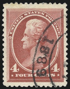 Sale 1027, Lot 102, 1882-88 American Bank Note Company Issues (Scott 205-218)